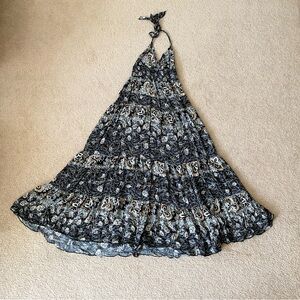 Intimately Free People Maxi Smocked Halter Dress